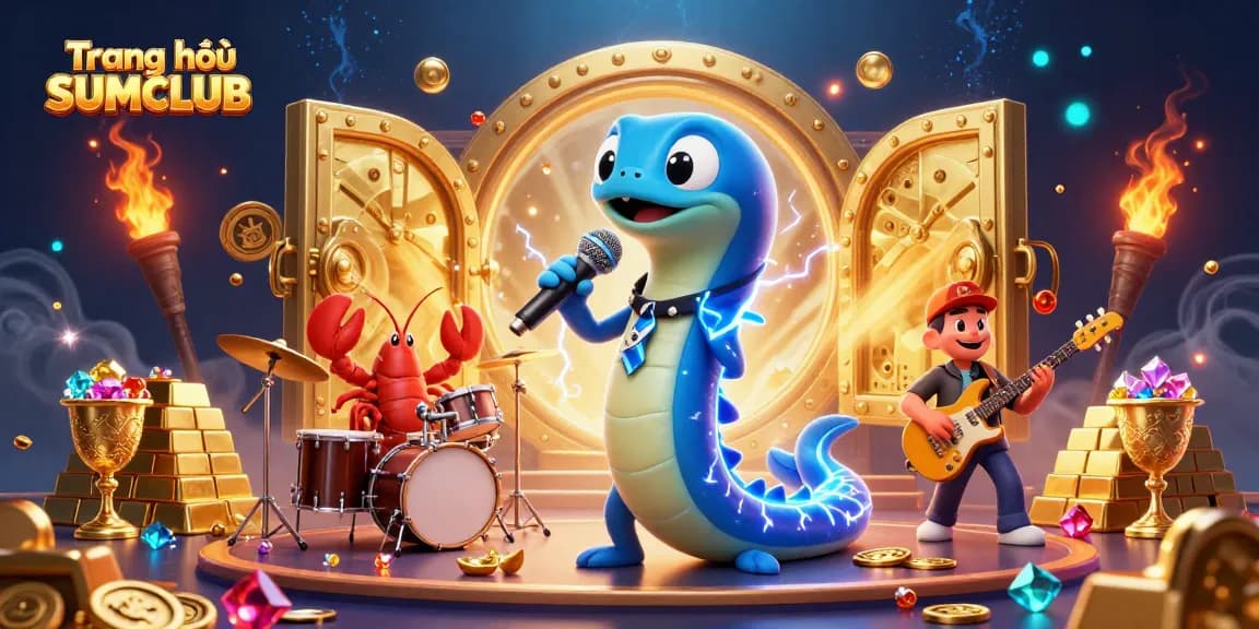 Experience gaming excitement at Trang chủ SUMCLUB with a vibrant underwater scene featuring unique casino elements.