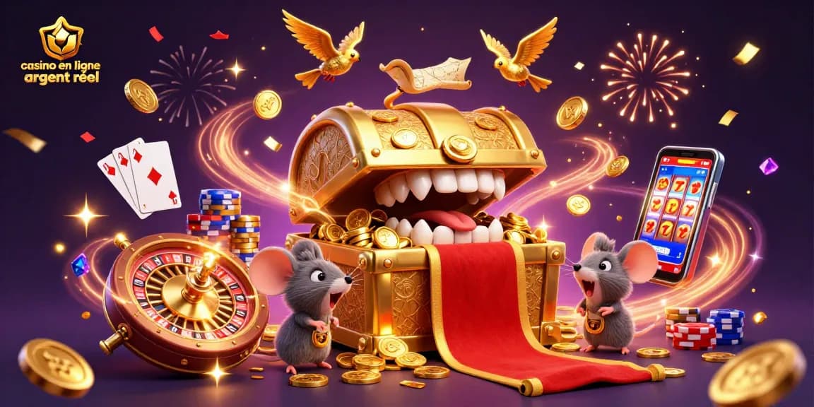 Vivez l'expérience du casino en ligne argent réel avec un coffre au trésor captivant et des jeux dynamiques.