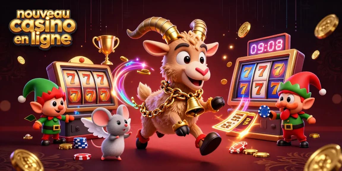 Jouez à de nouvelles machines à sous passionnantes dans un nouveau casino en ligne rempli d'action.