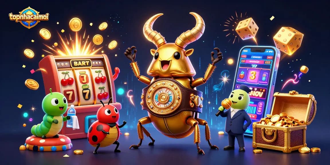 Join the ultimate topnhacaimoi showdown with vibrant gaming elements and exciting casino features.