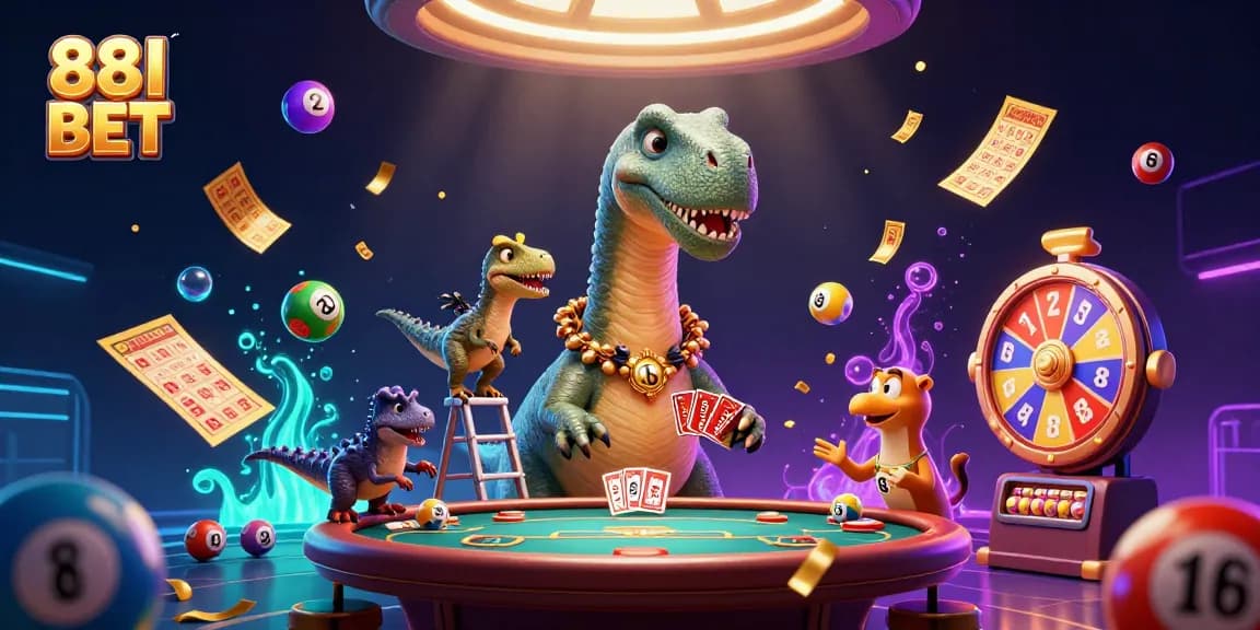 Experience thrilling games at 88I BET with dynamic lottery elements and vibrant casino atmosphere.