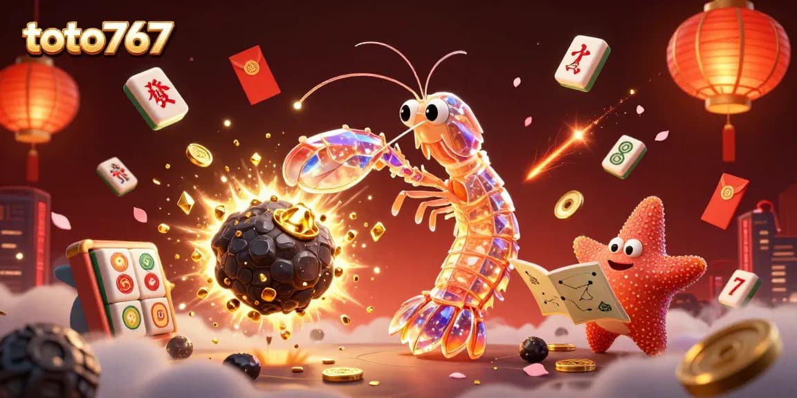Toto767 memberikan pengalaman slot yang seru dengan simbol keberuntungan dan tema kasino yang menarik.