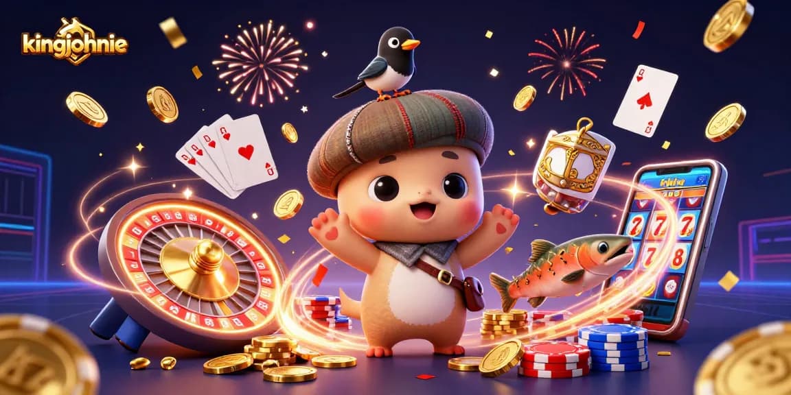 Spin the 3D roulette and win big with kingjohnnie's vibrant casino adventure!
