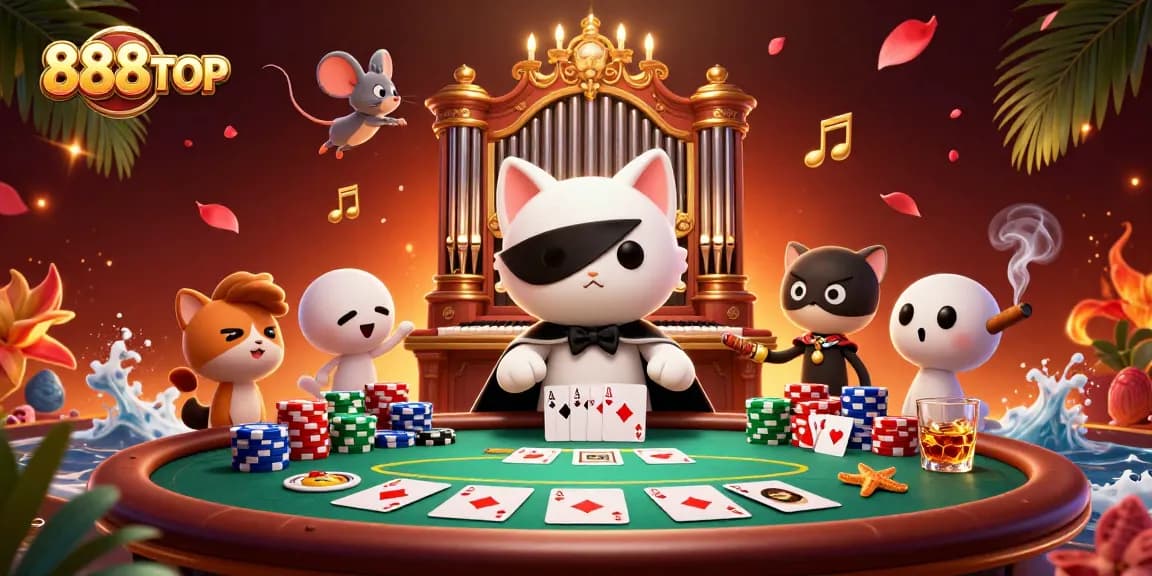 Experience thrilling gameplay at 888TOP with an exciting casino scene showcasing the charm of gaming.