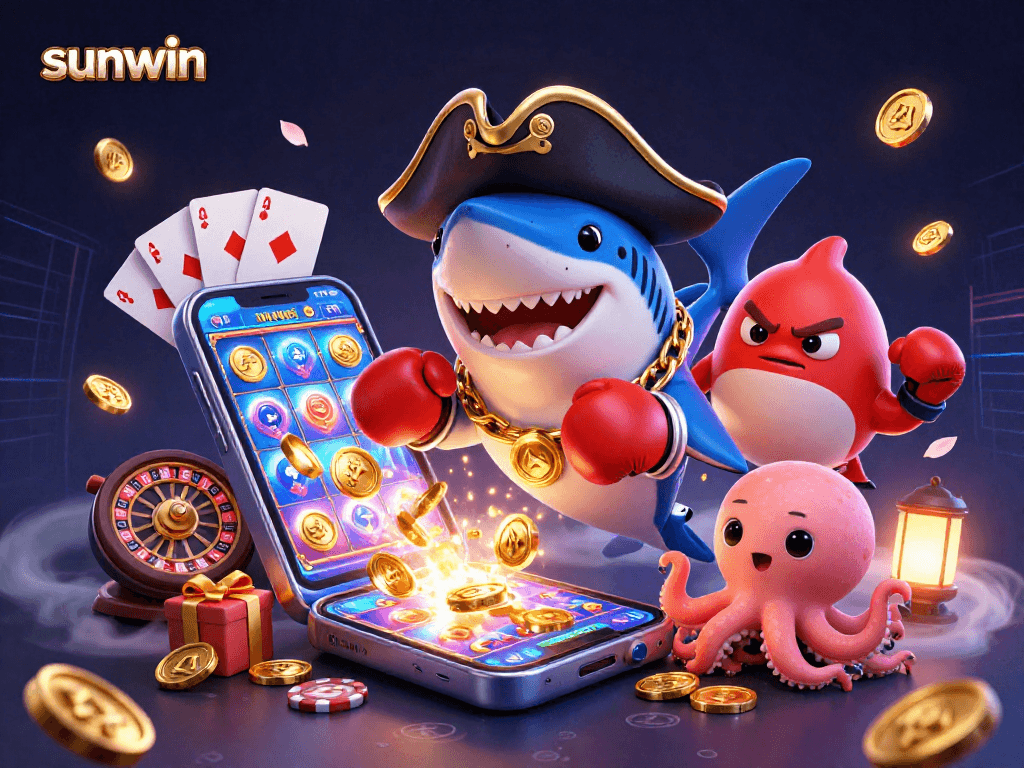 Engage with sunwin's thrilling gaming world featuring vibrant characters and exciting elements.