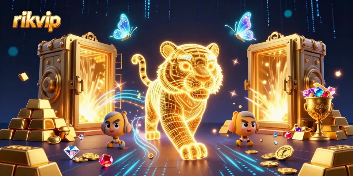 Experience excitement with rikvip in a vibrant digital casino filled with treasures and games.