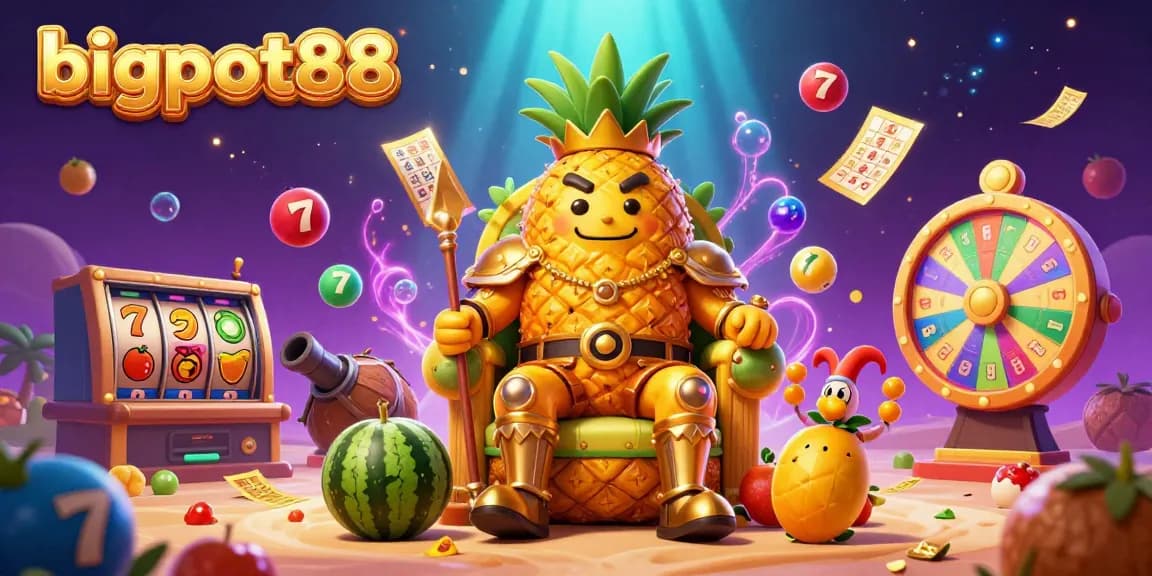Experience the excitement of bigpot88 with vibrant scenes of gaming thrills, golden rewards, and rich visuals.