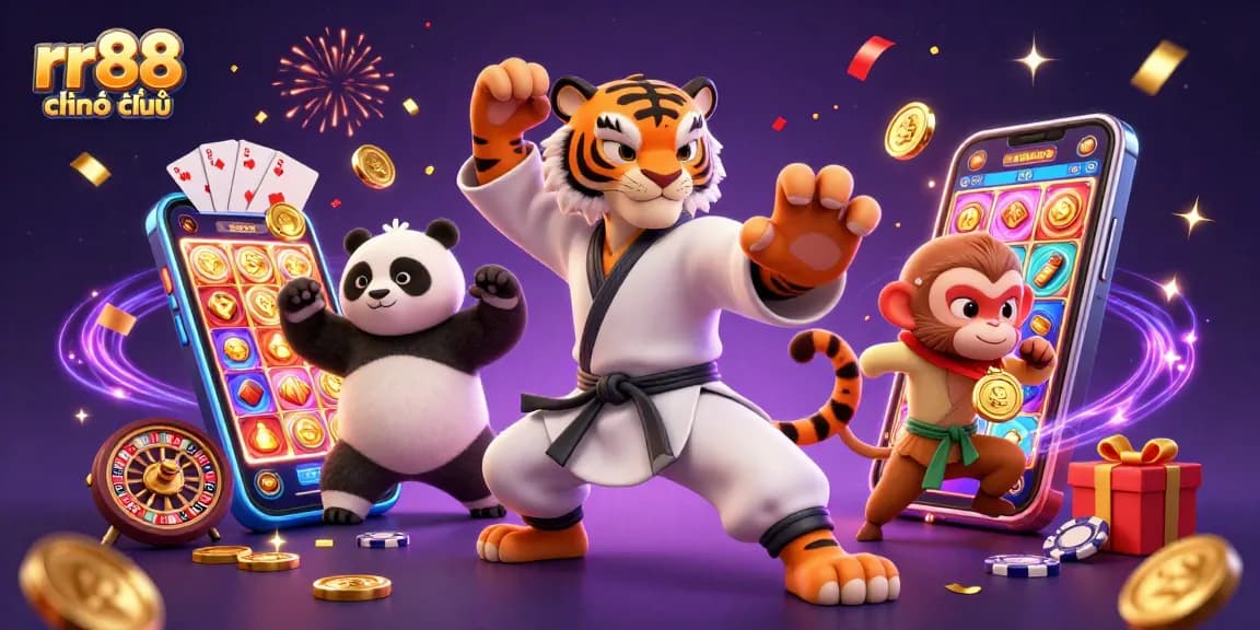 Experience the excitement of rr88 chính thức with vibrant casino elements and skilled characters in action.