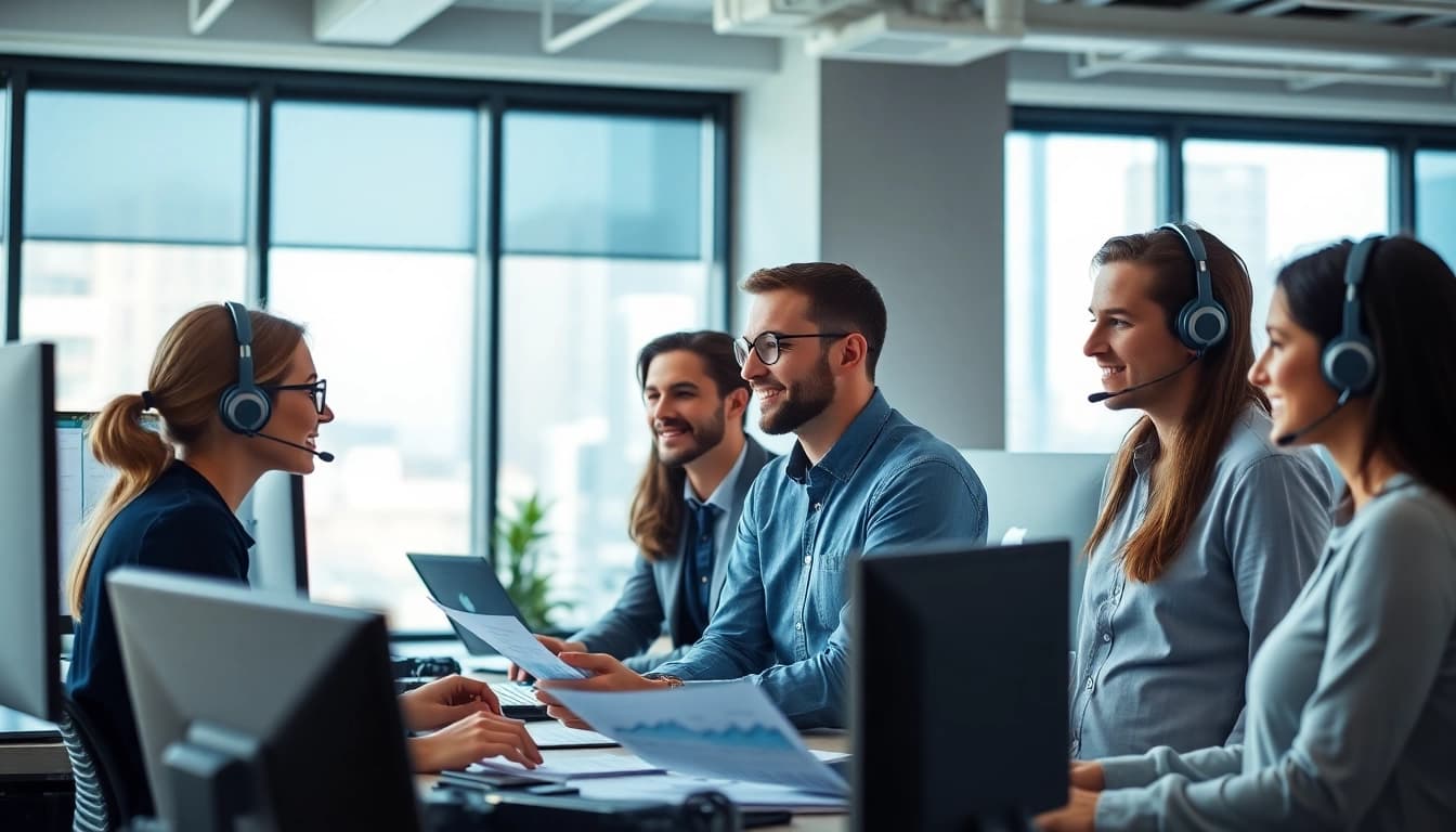 Enhancing business efficiency with IT support in business team collaboration.