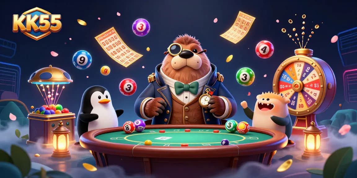 Experience thrilling games at KK55 with a jolly walrus and dynamic casino action.