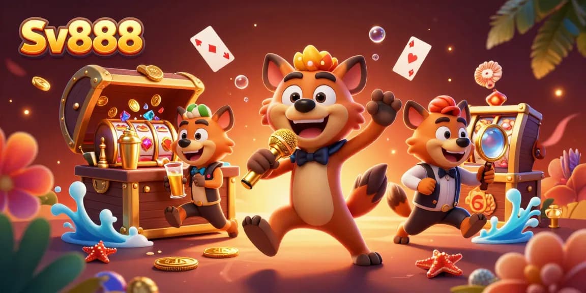 Experience gaming excitement at Sv888’s hilarious comedy casino club with laughing hyenas.
