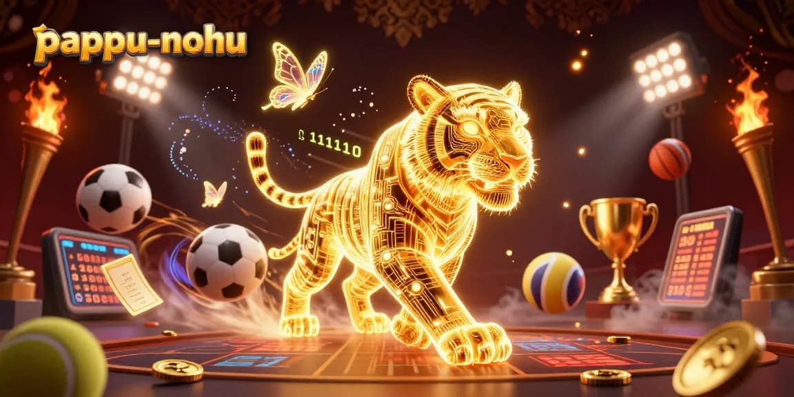 Pappu-nohu showcases an exhilarating gaming experience with vibrant energy in a digital casino realm.