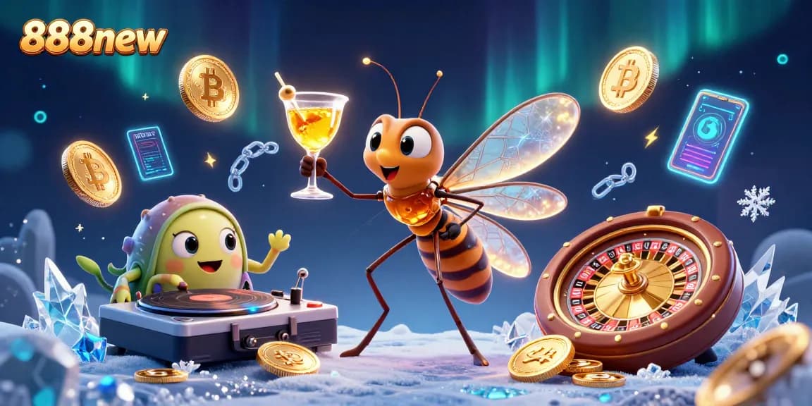 Engage in the exciting world of 888new as the charismatic mascot animates the casino experience.