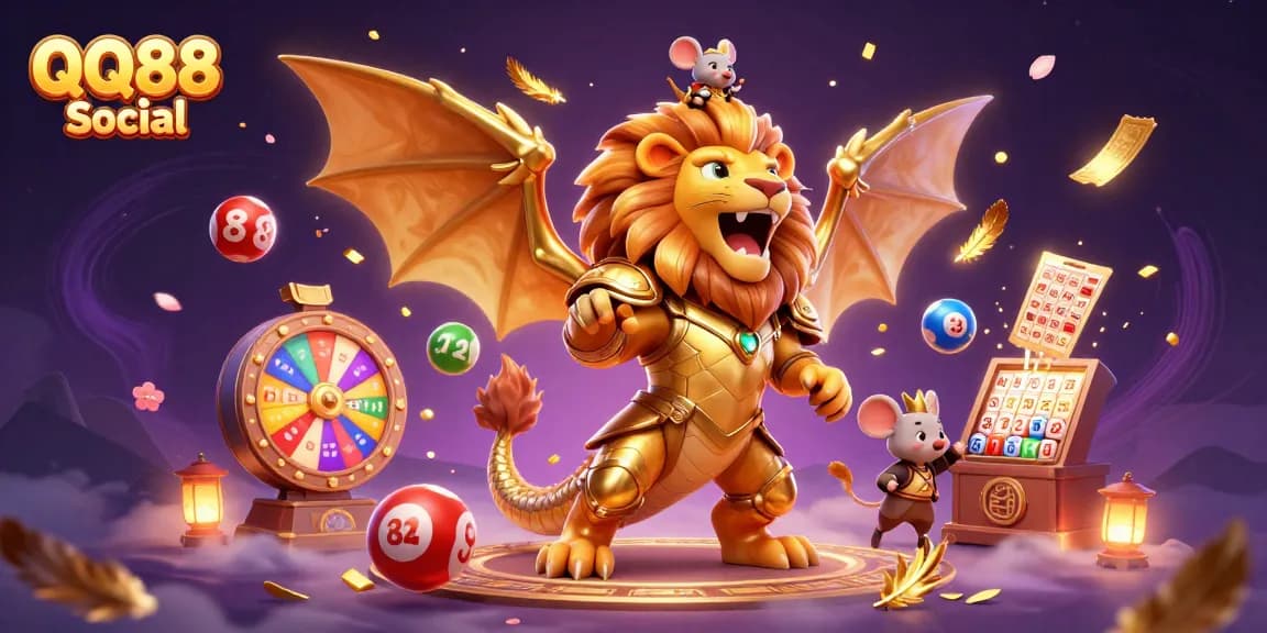 Experience immersive gaming magic with QQ88 Social's vibrant casino world.