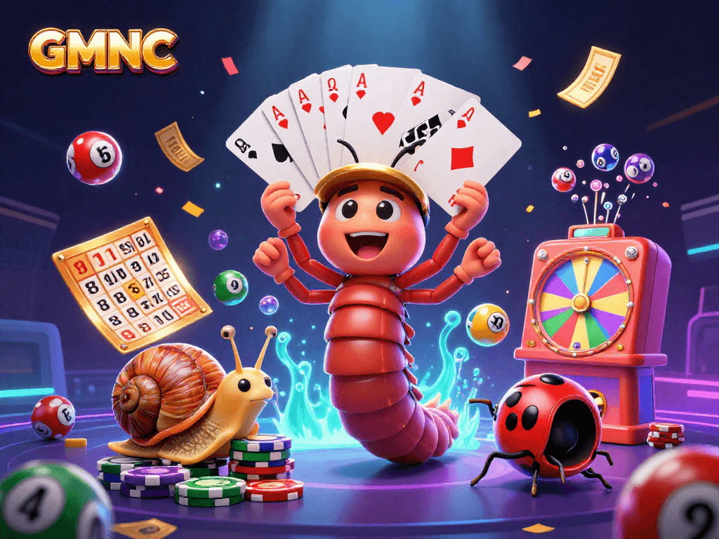 Players enjoy GMNC’s dynamic environment with a colorful array of gaming elements and characters.
