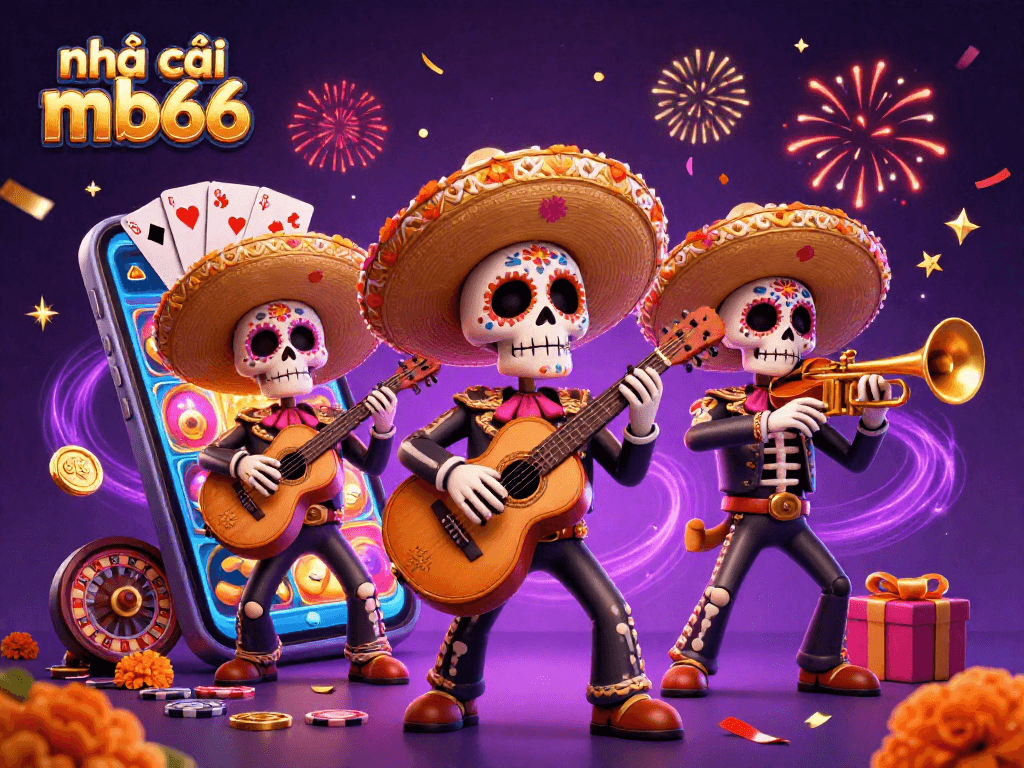 Experience the thrill of nhà cái mb66 with a vibrant mariachi casino scene bursting with excitement.