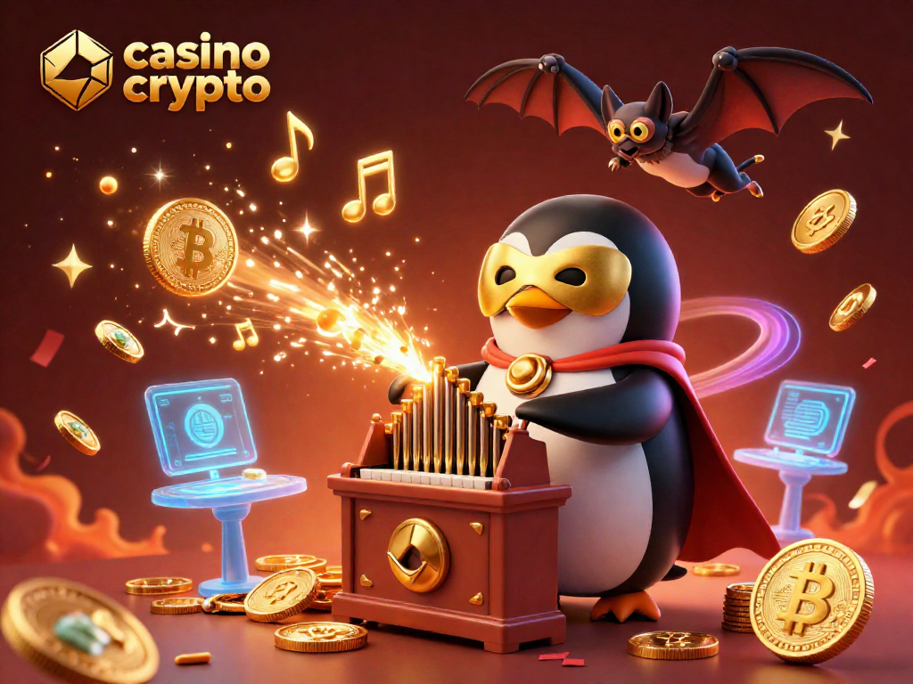 Jouez dans un casino crypto captivant avec des personnages uniques et des éléments dynamiques. 