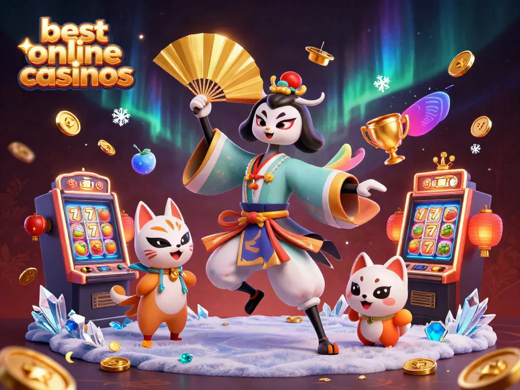 Unveiling the best online casinos with vibrant characters and dynamic gaming elements.