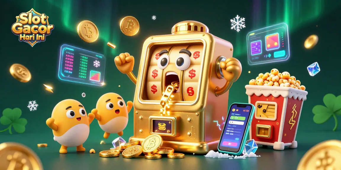 Spin the Slot Gacor Hari Ini for a grand jackpot with vibrant animations and exciting crypto elements!