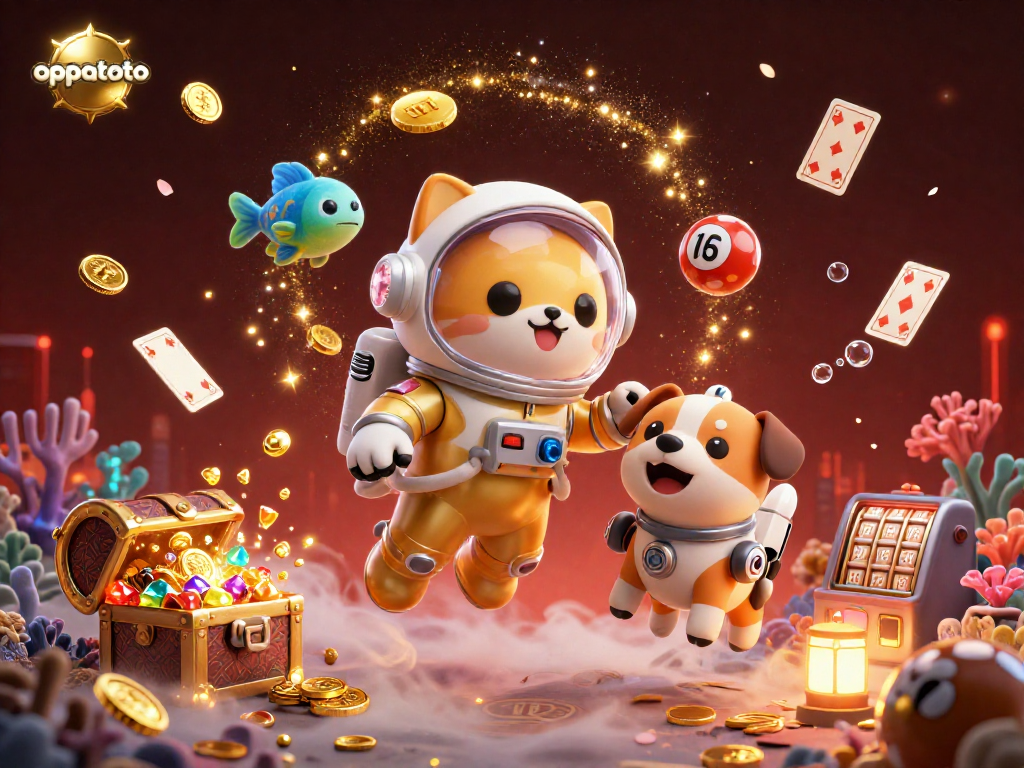 Win big with oppatoto's latest lottery numbers featured in an engaging 3D illustration.