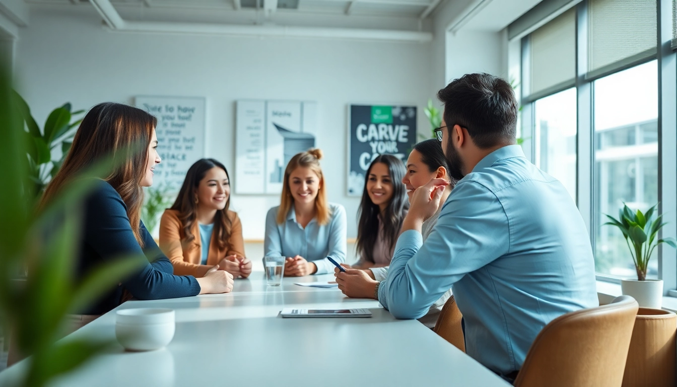 Enhancing personal growth through Career Coaching in a professional office setting.