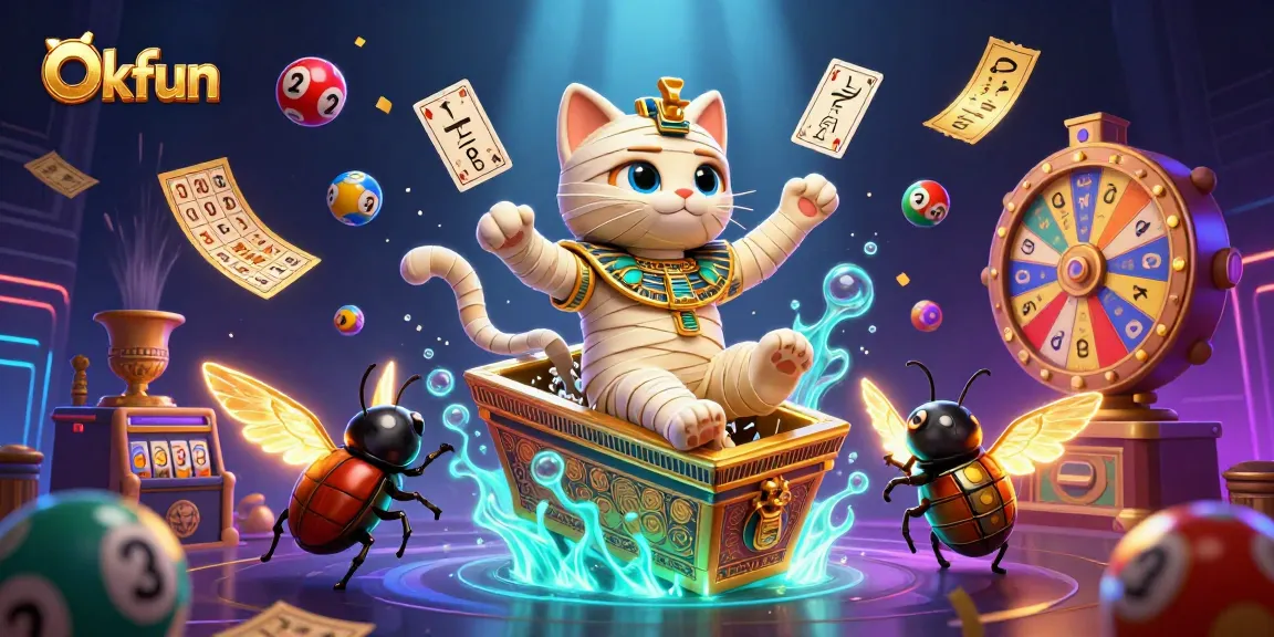 Engage with Okfun's thrilling casino experience featuring vibrant gaming elements and rich visuals.