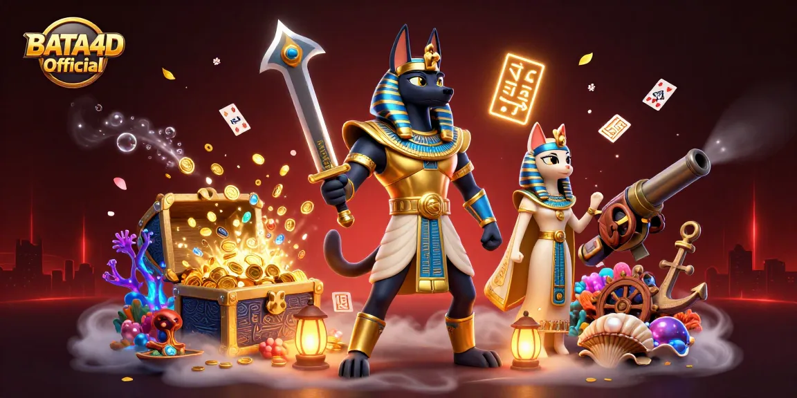 Experience thrilling wins with BATA4D Official as Anubis and Bastet guard the treasures of the online casino.