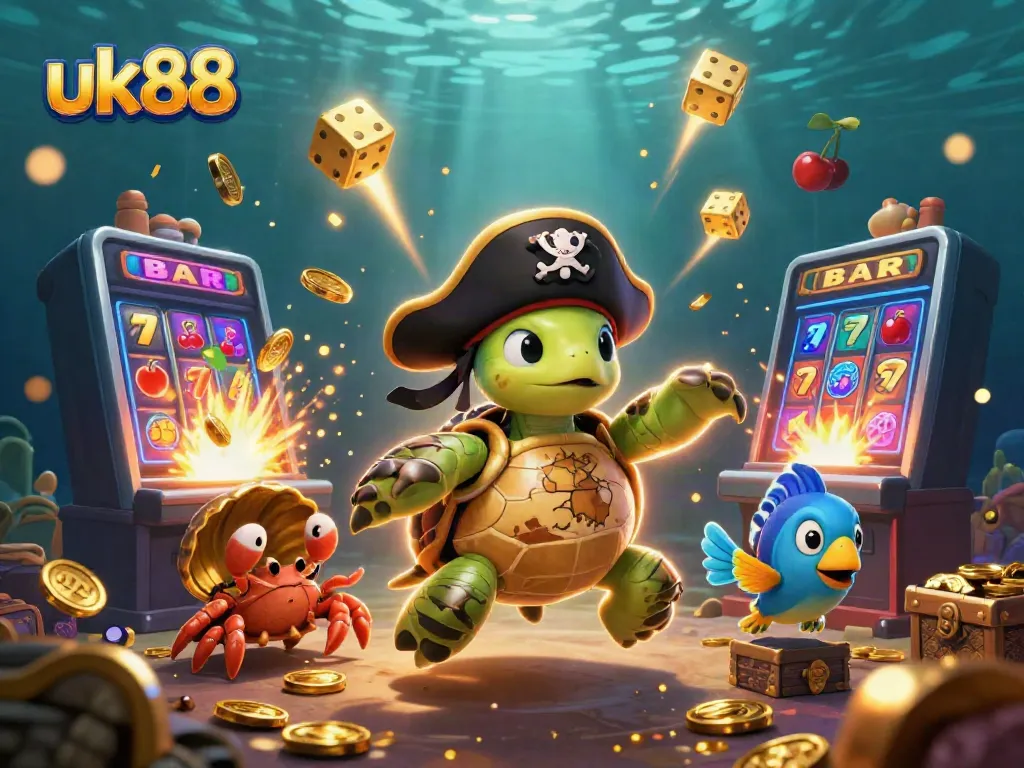 Experience the excitement of winning at uk88 with an immersive underwater casino adventure featuring vibrant characters and slots.
