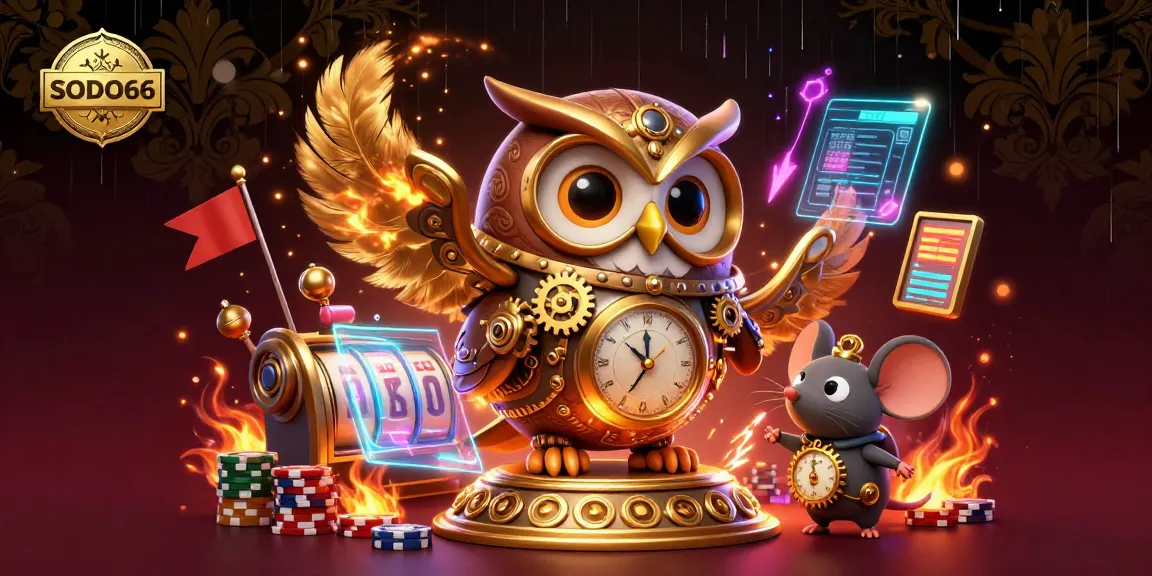 SODO66 engages players in an animated casino adventure filled with vibrant elements and dynamic energy.