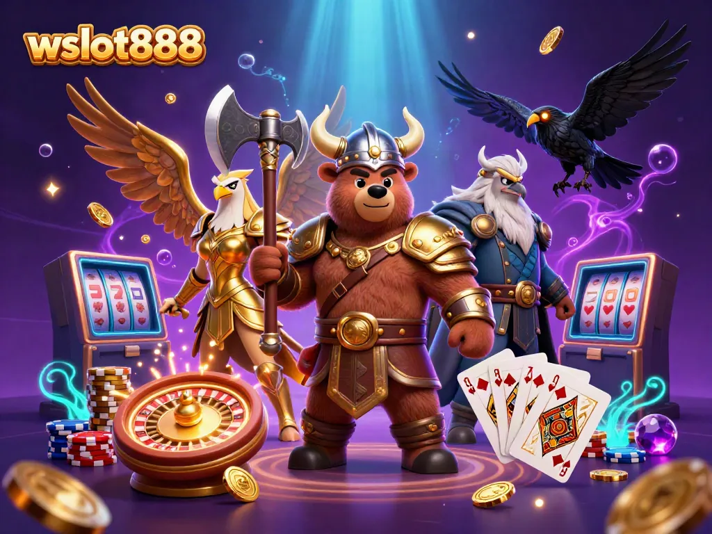 Menangkan jackpot dengan wslot888, permainan slot menarik dengan beragam simbol dan efek visual menawan.